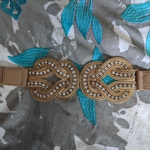 Gold waist belt
